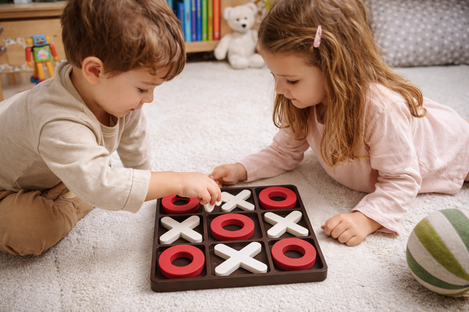 Tres en Raya – Juego clásico decorativo